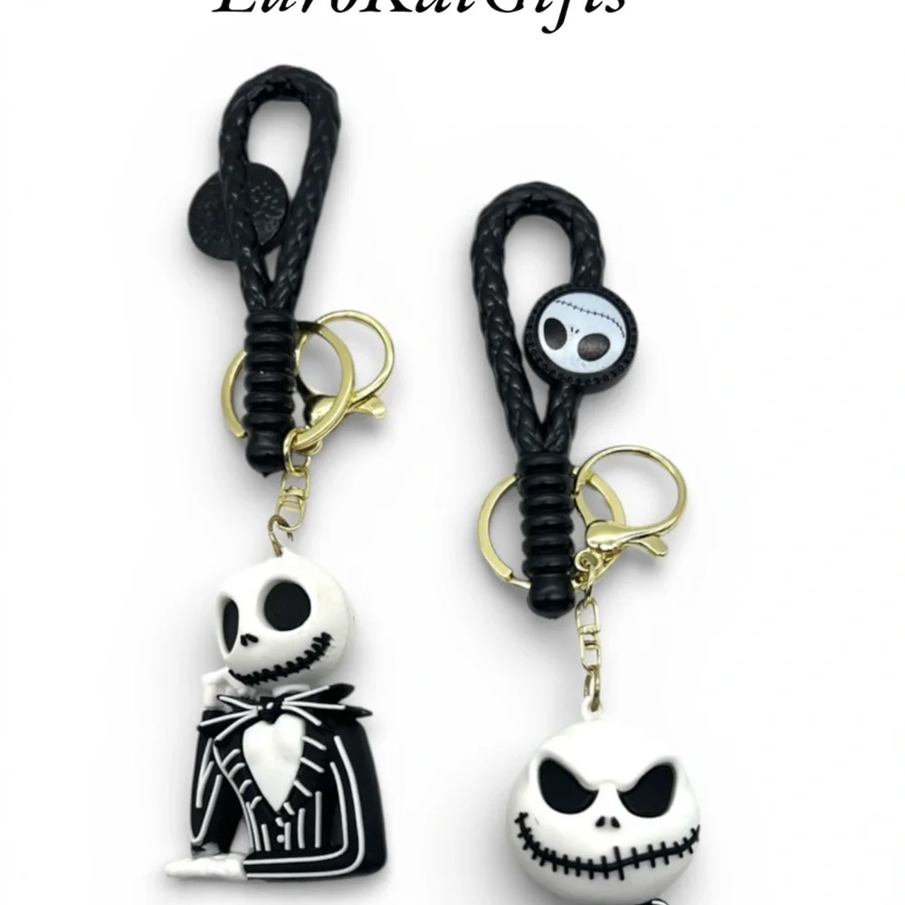 NEW Black and White Character Jack suit Keychain (1) New With Tags NWT